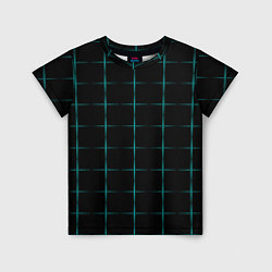 Детская футболка Color black blue crosses