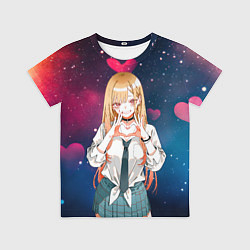 Детская футболка Марин Китагава с любовью - Эта фарфоровая кукла вл