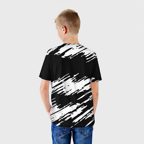 Детская футболка Doom краски полосы / 3D-принт – фото 4