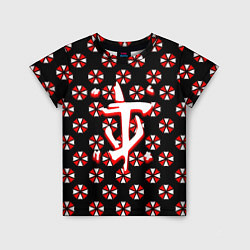 Детская футболка Doom x resident evil pattern