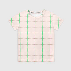 Футболка детская Color white stripes, цвет: 3D-принт