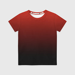 Детская футболка Red gradient