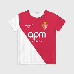 Детская футболка Головин домашняя форма Монако 2025 2026