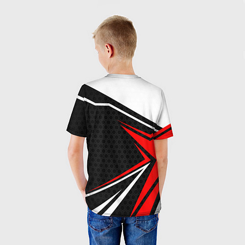 Детская футболка Umbrella - red uniform / 3D-принт – фото 4