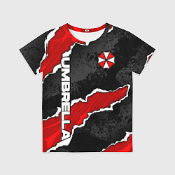 Футболка детская Umbrella corp - разрывы, цвет: 3D-принт
