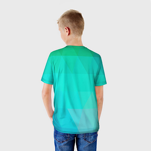 Детская футболка Саня как танк прет на пролом / 3D-принт – фото 4