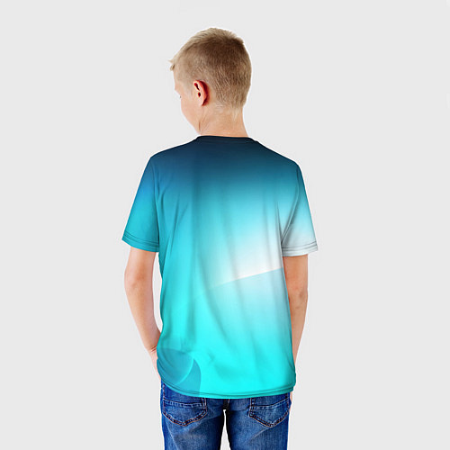 Детская футболка Саша - сам себе король / 3D-принт – фото 4