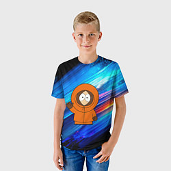 Футболка детская Южный парк - Кенни, цвет: 3D-принт — фото 2