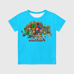 Детская футболка Мобы майнкрафт