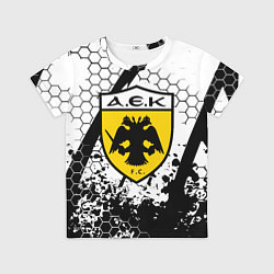 Детская футболка AEK броня текстура краски