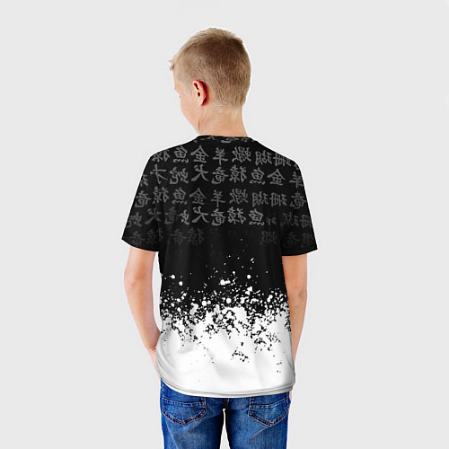 Детская футболка Liverpool японские символы краски / 3D-принт – фото 4