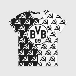 Футболка детская Borussia паттерн ссср, цвет: 3D-принт
