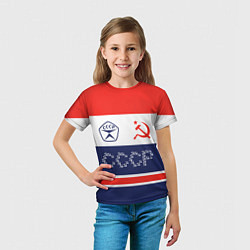 Футболка детская Советский союз - СССР, цвет: 3D-принт — фото 2