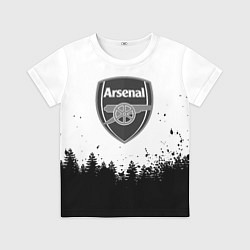 Детская футболка Arsenal черный лес