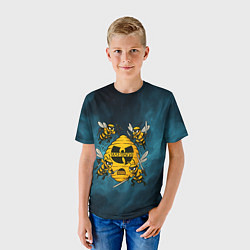 Футболка детская Wu-tang clan пчелы, цвет: 3D-принт — фото 2