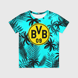 Футболка детская Borussia неоновые тропики гта, цвет: 3D-принт