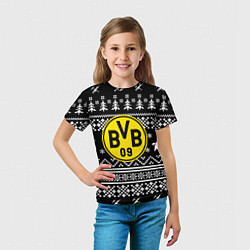 Футболка детская Borussia x fortnite pattern, цвет: 3D-принт — фото 2
