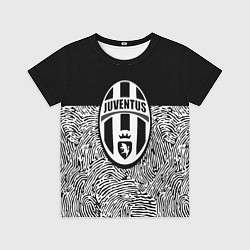 Детская футболка Juventus отпечатки текстура