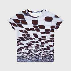Футболка детская Оптическая абстракция, цвет: 3D-принт
