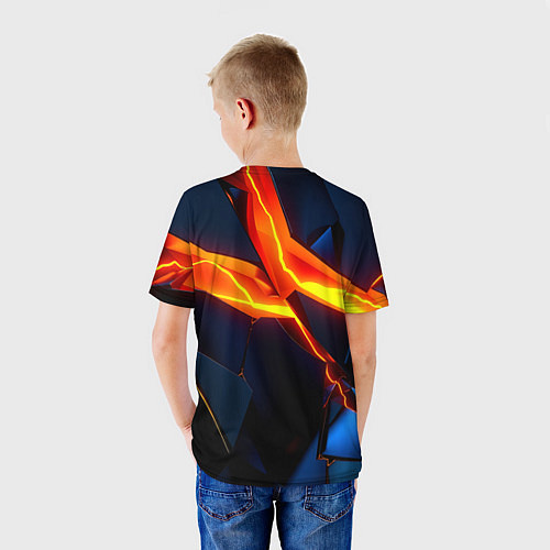 Детская футболка Plate fractures / 3D-принт – фото 4