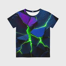 Футболка детская Neon tile, цвет: 3D-принт