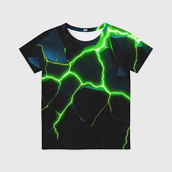 Футболка детская Green split, цвет: 3D-принт