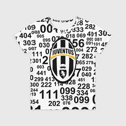 Футболка детская Ювентус числа, цвет: 3D-принт