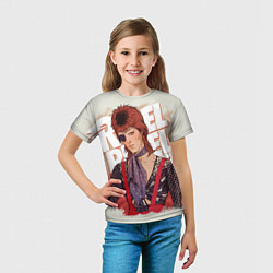 Футболка детская David Bowie Rebel Rebel, цвет: 3D-принт — фото 2