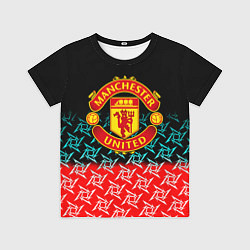 Детская футболка Манчестер Юнайтед ниндзя паттерн