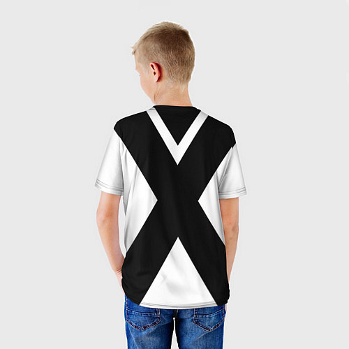 Детская футболка Бавария Мюнхен полосы / 3D-принт – фото 4