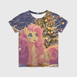 Детская футболка Милая пони и новый год