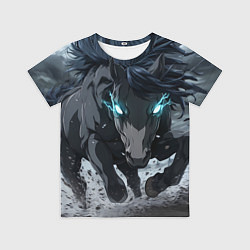 Детская футболка Мощный конь