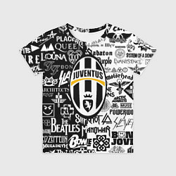 Детская футболка Juventus рок музыка