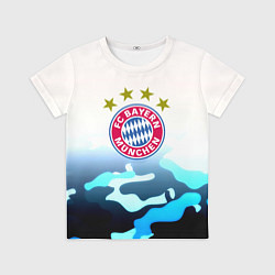 Футболка детская Бавария Мюнхен камуфляж, цвет: 3D-принт