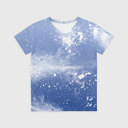 Детская футболка Снежки попали в тебя