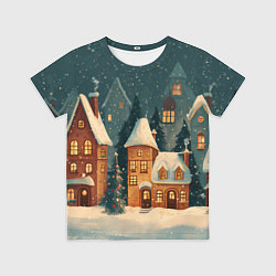 Детская футболка Сказочный Новогодний городок