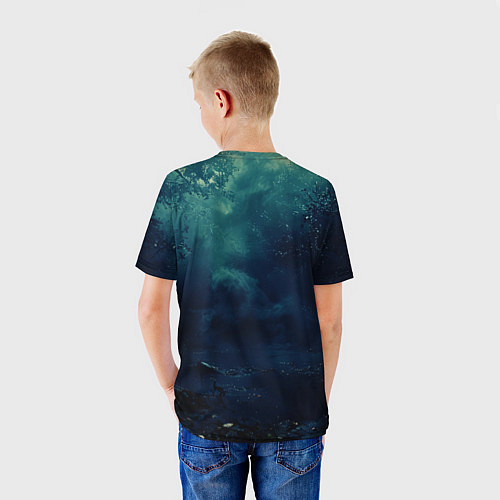 Детская футболка Тыква призрак / 3D-принт – фото 4