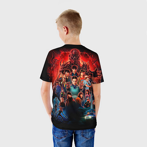 Детская футболка Все герои Загадочные события финал / 3D-принт – фото 4