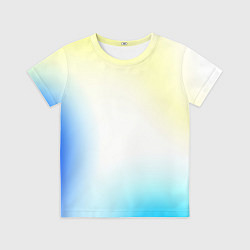 Детская футболка Color yellow blue white