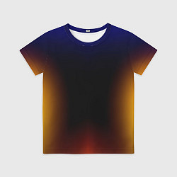 Детская футболка Color black red blue