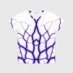 Детская футболка Color white purple