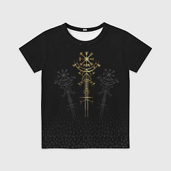 Детская футболка Древний компас на удачу вегвизир