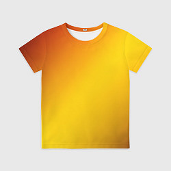 Детская футболка Color yellow red gradient