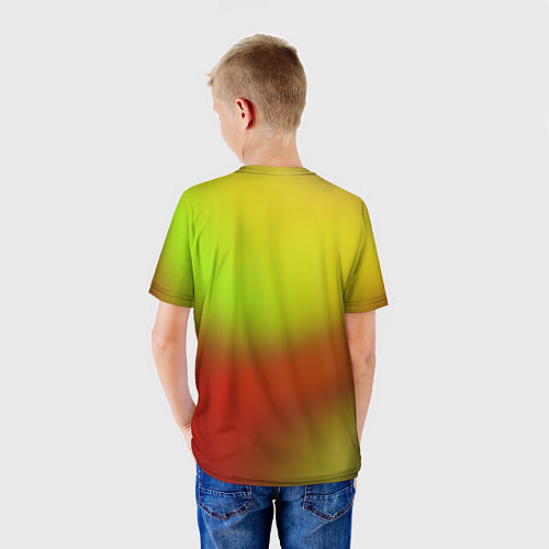Детская футболка Color multicolored gradient / 3D-принт – фото 4