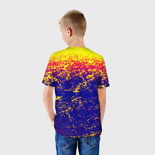 Детская футболка Borussia краски / 3D-принт – фото 4