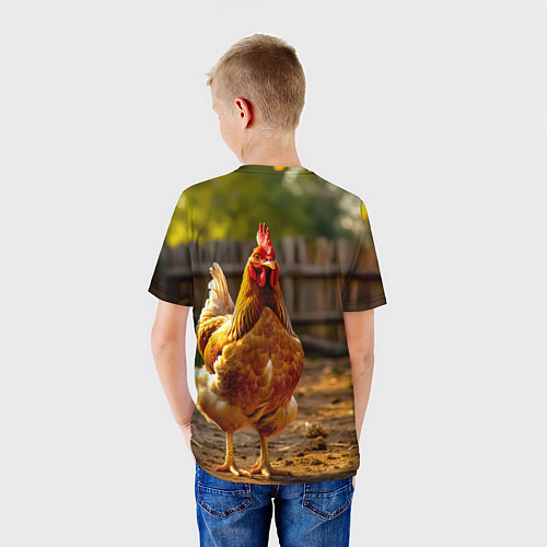 Детская футболка Золотой хранитель двора / 3D-принт – фото 4