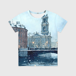Детская футболка Зимний Питер