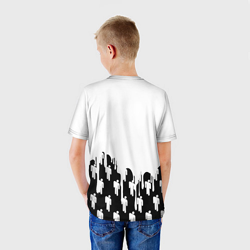 Детская футболка Ювентус краски люди / 3D-принт – фото 4