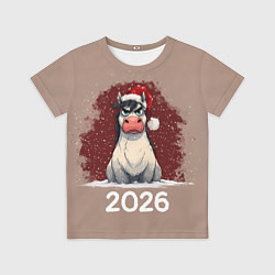 Детская футболка Сердитая лошадка 2026