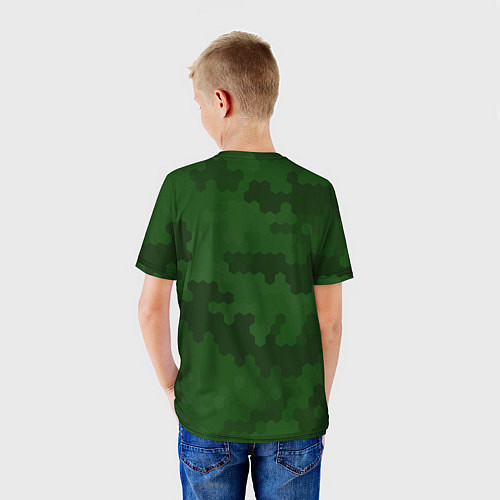 Детская футболка NBA Celtics camo / 3D-принт – фото 4